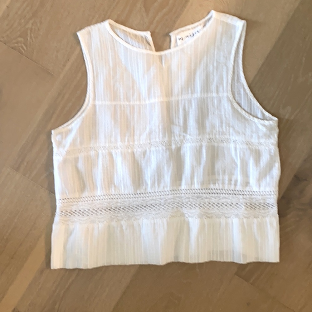 White Maisie Tank Top